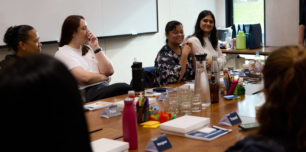 Leaders taking part in a FirstUp Leadership Programme cohort